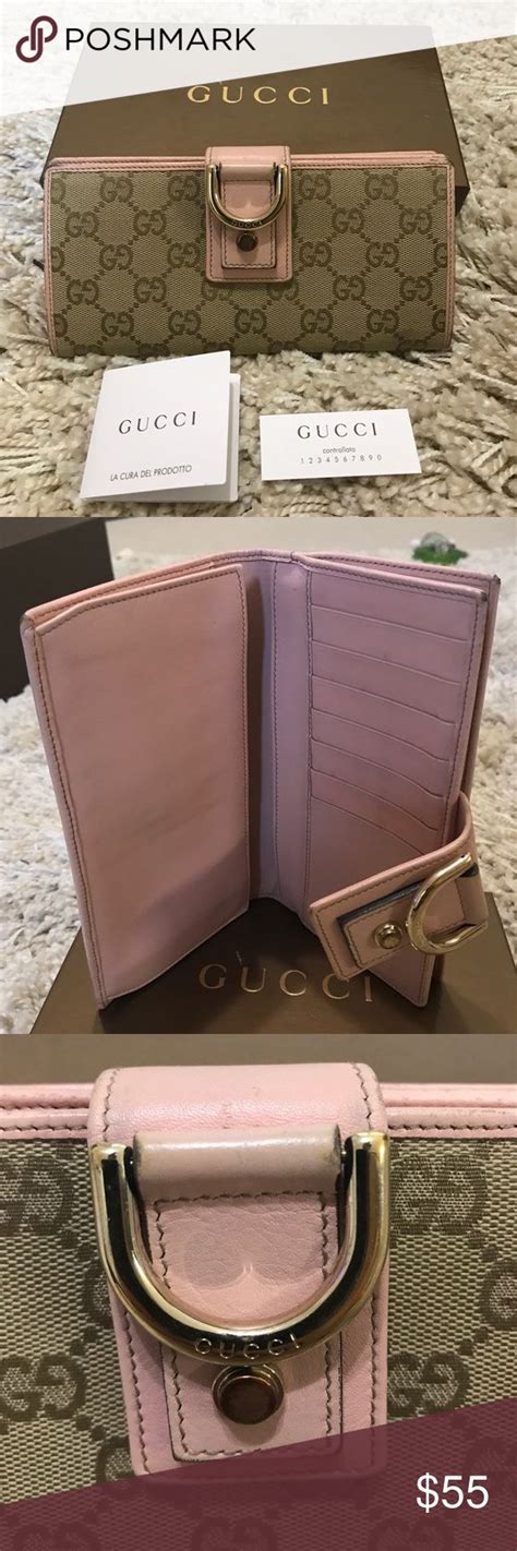 pink gucci wallet